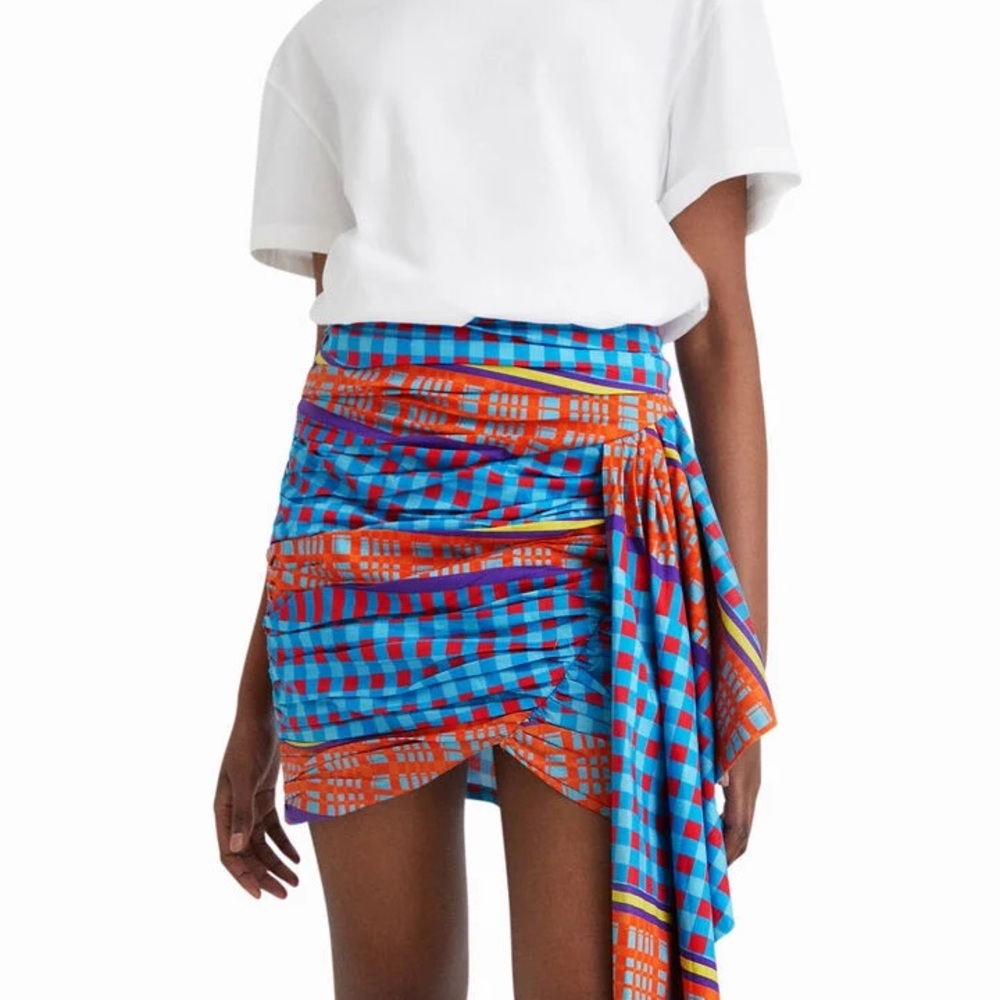 Colorful Patterned Women's Tshirt Dress